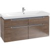 Villeroy & boch Subway 2.0 wastafelonderkast 128.7x59x44.9cm Santana oak SW118782 Villeroy & boch Subway 2.0 wastafelonderkast 128.7x59x44.9cm Santana oak SW118782