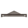 Herzbach DESIGN iX pvd hoekplanchet 216 black 21.6x3.7cm steel SW537870 Herzbach DESIGN iX pvd hoekplanchet 216 black 21.6x3.7cm steel SW537870