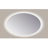 Sanicare Q-mirrors miroir – ovale – 140 x 90 cm – LED indirecte tout autour – capteur – Argent SW643980