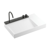 Hansgrohe Avalegra wastafel m/wastafelkraan 78cm brushed black chrome SW1387654