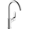 Hansgrohe Logis Eengreeps wastafelmengkraan - 210 draaibare uitloop - met PopUp - trekwaste - hoogglans chroom 0605655