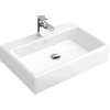 Villeroy en Boch Memento opzetwastafel 60x42cm zonder overloop met kraangat ceramic+ starwhite 1023715 Villeroy en Boch Memento opzetwastafel 60x42cm zonder overloop met kraangat ceramic+ starwhite 1023715