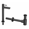 INK 2B Kit robinet lave-mains - robinet lave-mains sur pied - haut - siphon design - noir mat SW450963