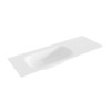 Mondiaz BIG small Talc solid surface inbouw wastafel 130cm links SW430719 Mondiaz BIG small Talc solid surface inbouw wastafel 130cm links SW430719