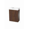 GO by Van Marcke Vikos fonteinset - 40cm - deur links - kraangat links - walnut afterglow SW1603310