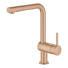 Grohe Minta Keukenkraan - hoog - uittrekbare l uitloop - 2 straalsoorten - brushed warm sunset (koper) SW354658