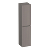 BRAUER Joy Wavy armoire haute - 160x35x35cm - 1 porte - ouvrant à gauche ou à droite - sans poignée - taupe mat SW1201289