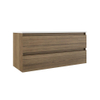 Saniclass Chaci Meuble bas de salle de bains - 120cm - 2 tiroirs - sans poignées - chêne chaud SW1529805