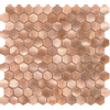 Dune materia mosaics carreau de mosaïque 29x30.5cm reflets 8mm mat/brillant beige SW798692