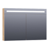 Saniclass Double face spiegelkast 100x70x15cm verlichting geintegreerd rechthoek 2 draaideuren Nomad MFC SW371657 Saniclass Double face spiegelkast 100x70x15cm verlichting geintegreerd rechthoek 2 draaideuren Nomad MFC SW371657