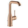 Grohe Essence New Wastafelkraan Opbouw - uitloop 12.7cm - L-size - hoge draaibare uitloop - waste - EcoJoy - warm sunset (koper) SW97499