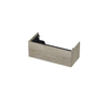 INK Wastafelonderkast - 100x45x37.6cm - 1 lade - push to open - met recht opdekfront - MFC - Greige eiken SW439218