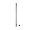 Hotbath &MORE Handdoekradiator - 19x115cm - vierkant - 1 stangen - verticaal - met schakelaar - chroom SW1245832
