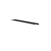 Hotbath &MORE Planchet - 60cm - inclusief bevestigings rails - PVD - geborsteld zwart SW1245946