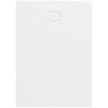 Villeroy & Boch Ecora douchebak - 140x100x3.5cm - afvoer korte zijde - stone white (wit) SW1559016