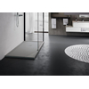 Novellini Olympic Plus receveur de douche acrylique rectangulaire 140x100x12.5cm incl. pieds et siphon gris 0336080