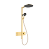Hansgrohe Raindance alive S - showerpipe - 300 - 2jet - ecosmart - thermostaat - gepolijst goud (goud) SW1388148