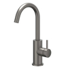 IVY Bond mitigeur de lavabo - bec rotatif - coldstart - Metal black brossé PVD SW1030731