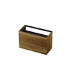 INK Wastafelonderkast - 120x45x65cm - 2 lades - push to open - met rechte opdekfronten - Eiken - Ash grey SW493829