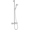 Hansgrohe Croma select e E Multi - doucheset - Ecostat - thermostatisch - handdouche 10cm - doucheslang - 160cm - wit/chroom - wit chroom SW29049