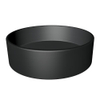 Xenz Coco waskom - 40x40x12cm - rond - keramiek - mat zwart SW379498