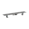 Hansgrohe RainDrain Compact Caniveau de douche - 100cm - installation standard - brushed stainless steel SW1590331