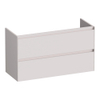 BRAUER Inspire meuble sous-lavabo peu profond 100 2 tiroirs softclose - sans poignée - 1 découpe pour siphon - sable mat SW1200728