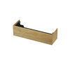 INK Wastafelonderkast - 140x45x37.6cm - 1 lade - push to open - met rechte opdekfronten - MDF - Natur SW543423