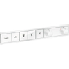 Hansgrohe Rainselect Afbouwdeel - voor inbouw douchekraan - thermostatisch - voor 4 functies - 59.8x90cm - thermostaat - mat wit SW297632