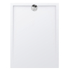 Allibert Slim receveur de douche 120x90cm rectangulaire évacuation supérieure Blanc SW735249