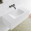 MONDIAZ LAGOM 90cm badmeubel solid surface talc 1 lade Wastafel cloud midden zonder kraangat SW408949 MONDIAZ LAGOM 90cm badmeubel solid surface talc 1 lade Wastafel cloud midden zonder kraangat SW408949