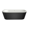 Xenz Charley duobad 180x79 Bicolor edelweiss/ebony incl. 7006 badvulcombi inox SW380438 Xenz Charley duobad 180x79 Bicolor edelweiss/ebony incl. 7006 badvulcombi inox SW380438