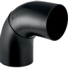 Geberit afvoer PE - fitting - bocht - 90 graden grote radius - 200 SW30248