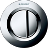 Geberit Type01 afstandsbediening pneumatisch, voor 2-toets spoeling 9.5x9.5cm chroom GA14526 Geberit Type01 afstandsbediening pneumatisch, voor 2-toets spoeling 9.5x9.5cm chroom GA14526