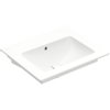 Villeroy en Boch Venticello wastafel zonder kraangat 60x50cm met overloop wit 1025154 Villeroy en Boch Venticello wastafel zonder kraangat 60x50cm met overloop wit 1025154