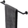 Geesa Nemox Black Porte-serviette 60cm noir mat SW107588