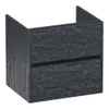 Saniclass Nexxt wastafelonderkast 60x46x55cm 2 softclose greeploze lades met 1 sifonuitsparing MFC Metal SW720669 Saniclass Nexxt wastafelonderkast 60x46x55cm 2 softclose greeploze lades met 1 sifonuitsparing MFC Metal SW720669