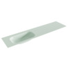 Mondiaz BIG small Greey solid surface inbouw wastafel 190cm links SW434361 Mondiaz BIG small Greey solid surface inbouw wastafel 190cm links SW434361
