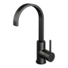 BRAUER Stripe Mitigeur lavabo haut en applique - bec plat pivotant - modèle A - noir mat SW1435092