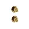 Hotbath Archie Afbouwdeel - inbouw thermostaat - met 2-weg stop-omstel BBP - PVD - geborsteld messing (goud) SW799074