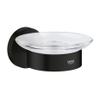 GROHE Start porte-savon - avec support - verre - noir mat SW1126697