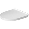 Duravit No.1 DuraStyle Basic WC-zitting - 36.9x43.3x4.2cm - compact - met softclose - met quickrelease - kunststof - wit SW472394