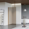 Fortifura Galeria Douche à l'italienne - 80x200cm - Fumé - Bras plafond - Cuivre brossé SW957641