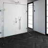 Saniclass Create douchecabine XL 90x200cm profielloos met antikalk en 8mm veiligheidsglas chroom SW223716 Saniclass Create douchecabine XL 90x200cm profielloos met antikalk en 8mm veiligheidsglas chroom SW223716