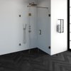 Saniclass Create douchecabine vierkant 3-delig 100x100cm profielloos met antikalk en 8mm veiligheidsglas koper SW486571 Saniclass Create douchecabine vierkant 3-delig 100x100cm profielloos met antikalk en 8mm veiligheidsglas koper SW486571