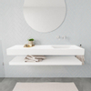 MONDIAZ ALAN 150cm badmeubel solid surface planchet talc Vrijhangende wastafel cloud rechts zonder kraangat kleur talc SW408646 MONDIAZ ALAN 150cm badmeubel solid surface planchet talc Vrijhangende wastafel cloud rechts zonder kraangat kleur talc SW408646