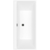 Villeroy & Boch Collaro bad rechthoek - 160x75cm - met badwaste - Stone White (mat wit) SW354257