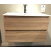 Saniclass Solution Badmeubelset 80x52x45.5cm met keramiek wastafel 1 kraangat Legno Calore SW398205 Saniclass Solution Badmeubelset 80x52x45.5cm met keramiek wastafel 1 kraangat Legno Calore SW398205