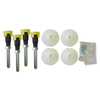 Pieds de receveur de douche de base 4 pcs (en vrac) 8 15cm réglable SW374345