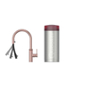 Quooker BE flex kokendwaterkraan - draaibare & uittrekbare uitloop - Combi reservoir - Warm / kokend water - rosé koper SW976952